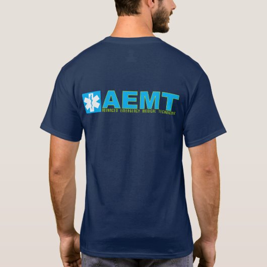 人の署名AEMTのワイシャツ Tシャツ (裏面)