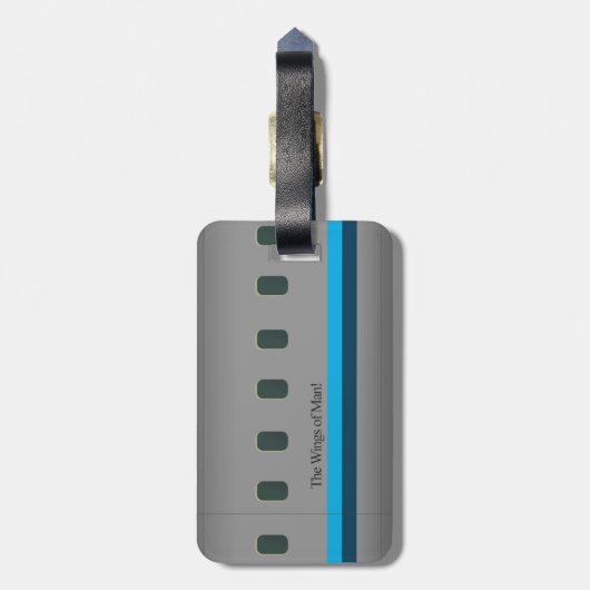 人の翼 ラゲッジタグ (裏面縦)