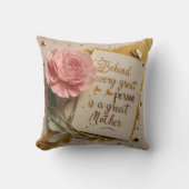 人の背後に素晴らしある素晴らし装飾用クッション クッション (正面)