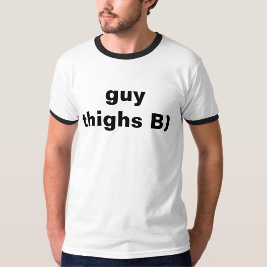 人の腿B) Tシャツ (正面)