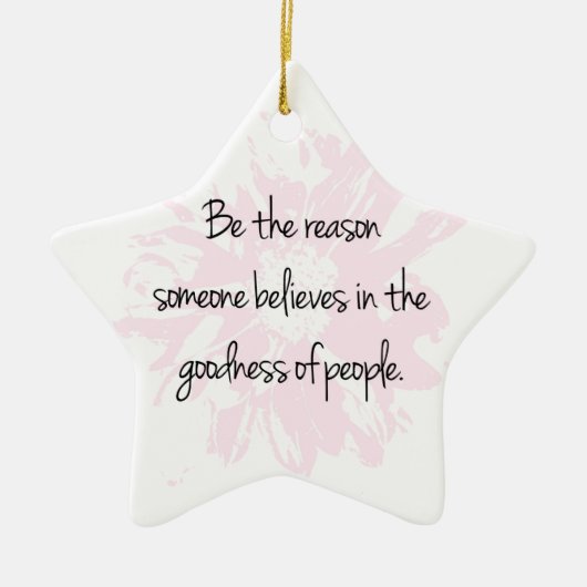 人の良信じさの理由 セラミックオーナメント (正面)