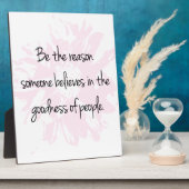 人の良信じさの理由 フォトプラーク (側面)