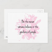 人の良信じさの理由 ポストカード (正面/裏面)