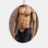 人の裸の箱の写真 セラミックオーナメント (右)