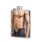 人の裸の箱の写真 フラスク (左)