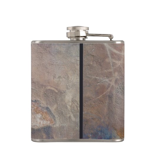 人の裸の箱の写真 フラスク (裏面)