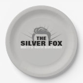 人の誕生会の紙皿 ペーパープレート (正面)