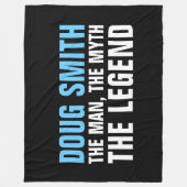 人の誕生日の背景幕毛布 フリースブランケット (正面)