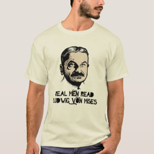 人の読書のMisesの実質のTシャツ Tシャツ
