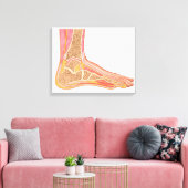 人の足 キャンバスプリント (インサイチュ (リビング))