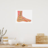 人の足 ポスター (キッチン)