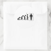 人の進化 ラウンドシール (バッグ)