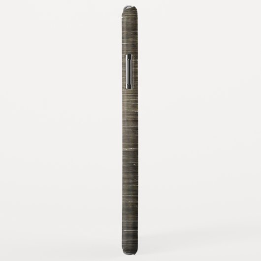 人の銀製の金属モノグラムのデザイン Case-Mate iPhoneケース (裏面/右)