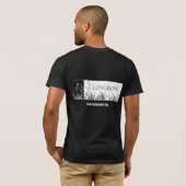 人の長弓-オフセット Tシャツ (裏面フル)