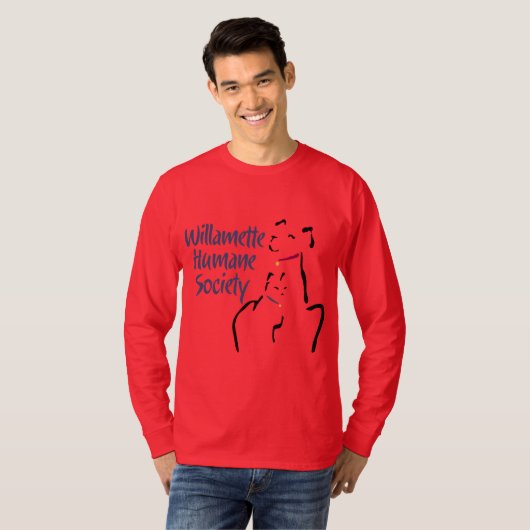 人の長袖 Tシャツ (正面フル)