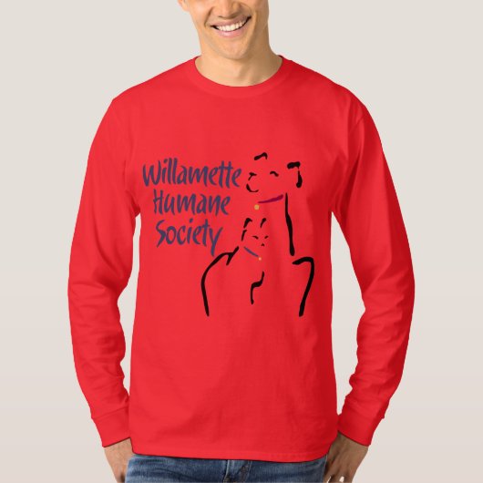 人の長袖 Tシャツ (正面)