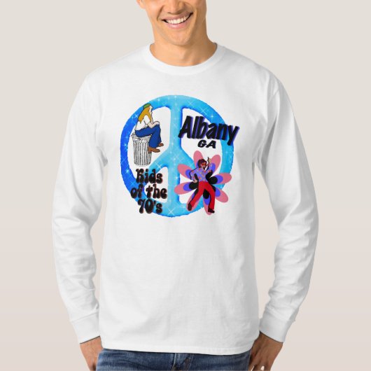 人の長袖KOT70sのティー Tシャツ (正面)