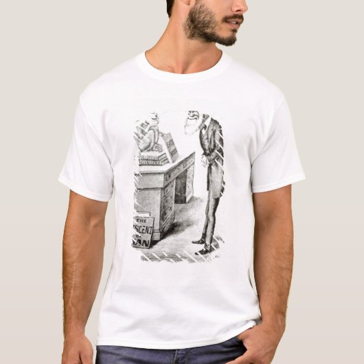 人の降下 Tシャツ (正面)