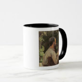 人の頭部、エチエンヌDevismes 1882年氏 マグカップ (正面右)