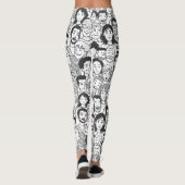 人の顔 レギンス (裏面)