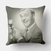 人の飲むこと クッション (裏面)