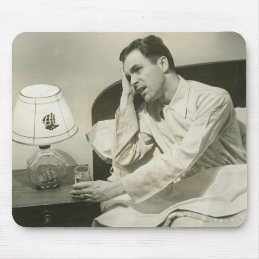 人の飲料水 マウスパッド (正面)