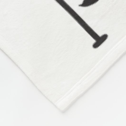 人の髭のBowTieの夢の大きく小さいベビーブランケット フリースブランケット (角)