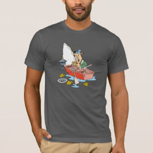 人の魚釣りメンズTシャツ Tシャツ