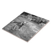 人の魚釣り タイル (側面)