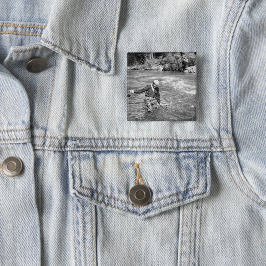 人の魚釣り 缶バッジ (インサイチュ)