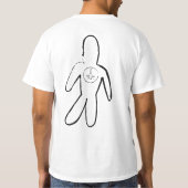 人の黒い火酒 Tシャツ (裏面)