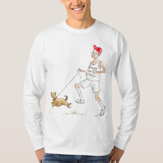 人の「ジョガー」のTシャツ Tシャツ (正面)