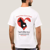 人の"実際にこと多く…とません Tシャツ (裏面)