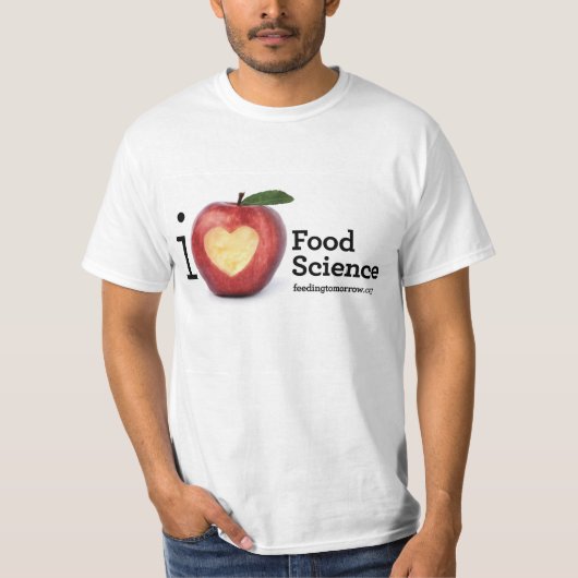人の"私ハートの食品科学"のTシャツ Tシャツ (正面)