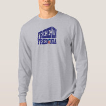 人の「Fredonia」ので自由基本的な長袖のTシャツ