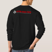 人のAJPの長袖のワイシャツ Tシャツ (裏面)