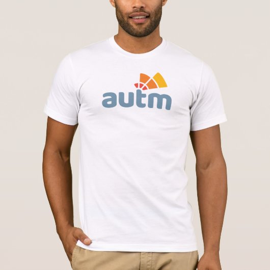 人のAUTMのTシャツ-白 Tシャツ (正面)