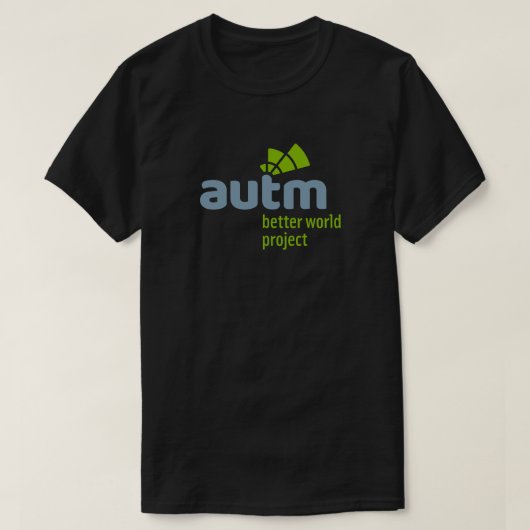 人のAUTMは世界のプロジェクトのTシャツをよくします Tシャツ (デザイン正面)