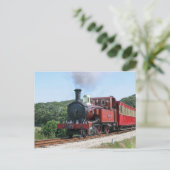人のCastletownの島の蒸気の列車 ポストカード (スタンド正面)