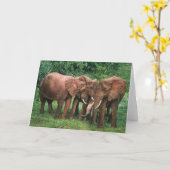 人のCombesの野性生物の芸術の挨拶状 カード (黄色い花)