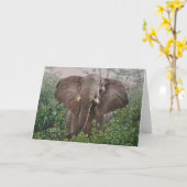 人のCombesの野性生物の芸術の挨拶状 カード (黄色い花)