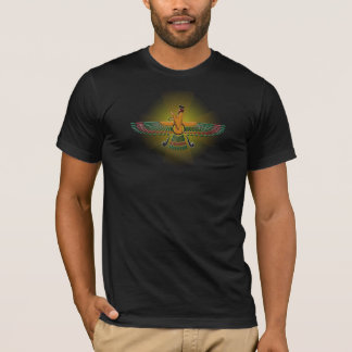 人のFarvaharのワイシャツの破壊されたライト Tシャツ