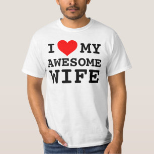 人のI愛私の素晴らしい妻 Tシャツ