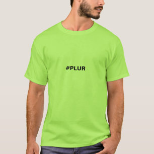 人のPLUR HashtagのTシャツ Tシャツ