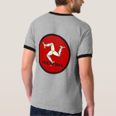 人のRoundelの質の旗の島 Tシャツ (裏面)