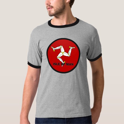 人のRoundelの質の旗の島 Tシャツ (正面)