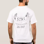 人のSTACの2016-2017年のTシャツ Tシャツ (裏面)
