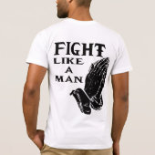 人のTシャツのような戦い Tシャツ (裏面)