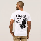 人のTシャツのような戦い Tシャツ (裏面フル)