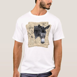 人のTシャツのろば Tシャツ